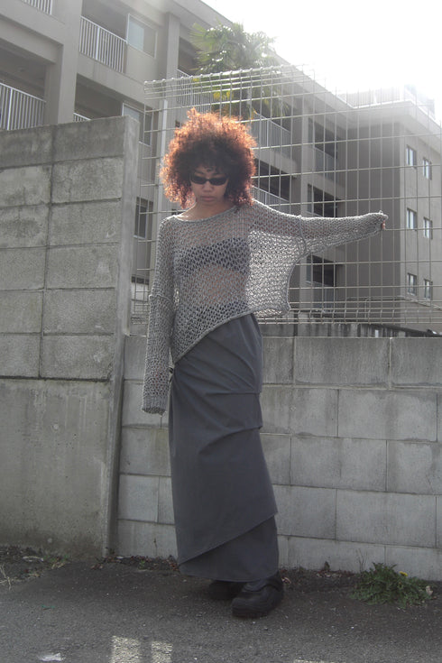 【RESTOCK】RAW MESH SUMMER KNIT TOPS
